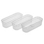 Set of 3 Narrow Storage Trays Set of 3 Narrow Storage Trays
