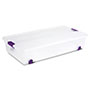 60 Quart/57 Liter ClearView™ Latch Wheeled Underbed Box