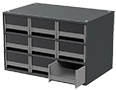 19 Series 5-3/16 Inch (in) Drawer Width (W) and 3-1/16 Inch (in) Drawer Height (H) Steel Storage Cabinet 19 Series 5-3/16 Inch (in) Drawer Width (W) and 3-1/16 Inch (in) Drawer Height (H) Steel Storage Cabinet