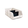 AkroBins® 1800 Series 20-1/2 Inch (in) Outside Length (L) and 8-1/4 Inch (in) Outside Width (W) Stackable Shelf Bin AkroBins® 1800 Series 20-1/2 Inch (in) Outside Length (L) and 8-1/4 Inch (in) Outside Width (W) Stackable Shelf Bin