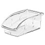 InSight® 7-3/8 Inch (in) Outside Length (L) and 4-1/8 Inch (in) Outside Width (W) Ultra-Clear Polycarbonate Bin