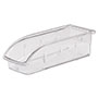 InSight® 10-7/8 Inch (in) Outside Length (L) and 4-1/8 Inch (in) Outside Width (W) Ultra-Clear Polycarbonate Bin