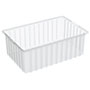 Akro-Grid 16-1/2 Inch (in) Outside Length (L), 10-7/8 Inch (in) Outside Width (W), and 6 Inch (in) Outside Height (H) Dividable Container - 4
