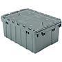 21-1/2 Inch (in) Outside Length (L), 15-1/4 Inch (in) Outside Width (W) and 9 Inch (in) Height (H) Attached Lid Container - 2