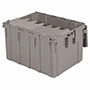 28 Inch (in) Outside Length (L), 21 Inch (in) Outside Width (W) and 15-1/2 Inch (in) Height (H) Attached Lid Container