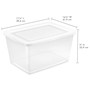58 Quart/55 Liter Storage Box - 2