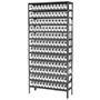 12 Inch (in) Shelf Depth Super-Size AkroBin Steel Shelving with 30110 Bins