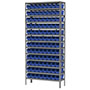 12 Inch (in) Shelf Depth Super-Size AkroBin Steel Shelving with 30120 Bins