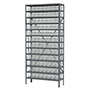 12 Inch (in) Shelf Depth Super-Size AkroBin Steel Shelving with 30120 Bins - 2