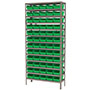 12 Inch (in) Shelf Depth Super-Size AkroBin Steel Shelving with 30130 Bins - 2