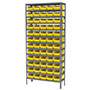 12 Inch (in) Shelf Depth Super-Size AkroBin Steel Shelving with 30130 Bins - 4