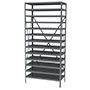 18 Inch (in) Shelf Depth Steel Shelving with No Bins