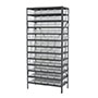 18 Inch (in) Shelf Depth Super-Size AkroBin Steel Shelving with 30138 Bins - 2