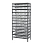 18 Inch (in) Shelf Depth Super-Size AkroBin Steel Shelving with 30158 Bins - 2