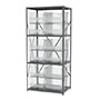 24 Inch (in) Shelf Depth Super-Size AkroBin Steel Shelving with 30288 Bins - 4