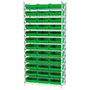 74 Inch (in) Shelf Height Wire Shelving with 30170 Bin - 3