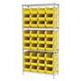 74 Inch (in) Shelf Height Wire Shelving with 30240 Bin - 7