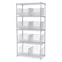 74 Inch (in) Shelf Height Wire Shelving with 30270 Bin - 3