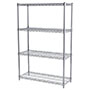 54 Inch (in) Height, 14 Inch (in) Width, and 36 Inch (in) Length Wire Shelving Starter Unit