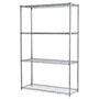 74 Inch (in) Height, 12 Inch (in) Width, and 24 Inch (in) Length Wire Shelving Starter Unit
