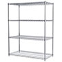 63 Inch (in) Height, 12 Inch (in) Width, and 24 Inch (in) Length Wire Shelving Starter Unit